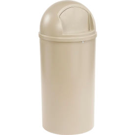 25 Gallon Rubbermaid Marshal Waste Receptacles - Beige