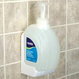 Global Industrial™ Wall Mount Bracket for Global 32 oz. Hand Soap/Sanitizer - White