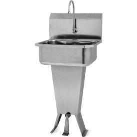 Sani-Lav® 5011 Floor Mount Sink With Single Foot Pedal Valve