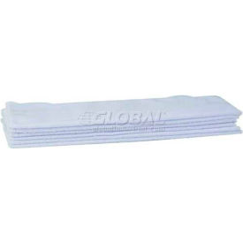 Winco BTM-16W Microfiber Towels, White, Pack of 6