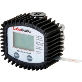 Lubeworks® B075QMLB75 Oil Control Meter Digital 1-35LPM / 1-10GPM