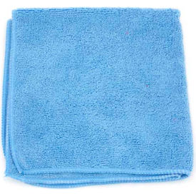 Microworks Microfiber Towel 12" x 12" 220GSM, Blue 12 Towels/Pack - 2501-B-DZ
