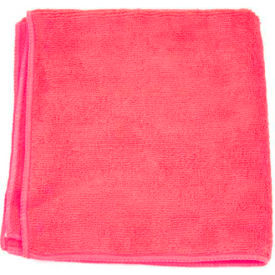 Microworks Microfiber Terry Towel 16" x 16" 300 GSM, Red 12 Towels/Pack - 2502-RED-DZ
