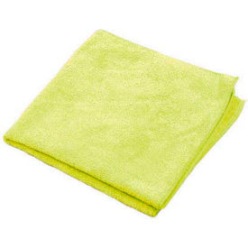 Microworks Microfiber Towel 16" x 16" 220GSM, Yellow 12 Towels/Pack - 2511-Y-DZ