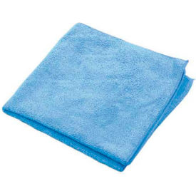 Microworks Microfiber Towel 12" x 12", Blue 12 Towels/Pack - 2512-B-DZ