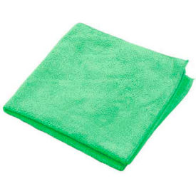 Microworks Microfiber Towel 12" x 12", Green 12 Towels/Pack - 2512-G-DZ