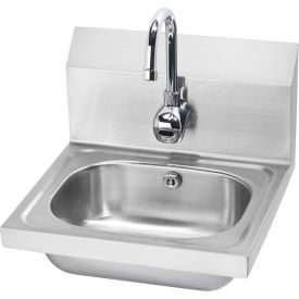 Krowne® HS-11 16" Wide Hand Sink with Electronic Faucet, Electronic Sensor