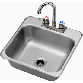 Krowne® HS-1515 Drop-In Hand Sink 15" x 15"