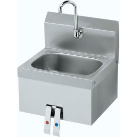 Krowne® HS-15 16" Wide Hand Sink With Knee Valve