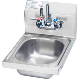 Krowne® HS-9L 12" Wide Space Saver Hand Sink Compliant, Wrist Handles