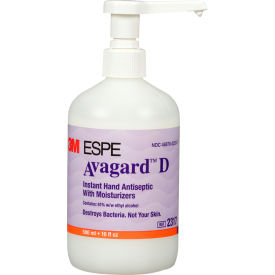 3M™ Avagard™ D Instant Hand Antiseptic with Moisturizers 2317, 500mL Pump Bottle, 12/cs