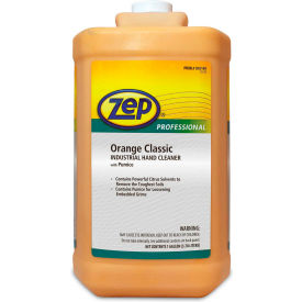Zep Professional Orange Classic Industrial Hand Cleaner W/ Pumice, 4 Gal. Bottles - 1046475