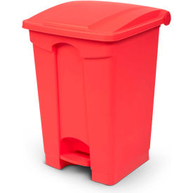 Toter Fire Retardant Step On Container, 12 Gallon, Red - SOF12-00RED
