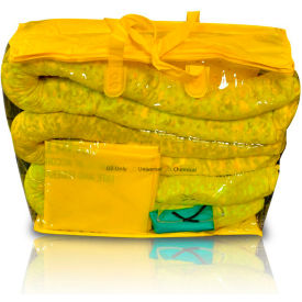 Spilfyter® Grab & Go ® Hazmat Zipper Bag Spill Kit (Absorbs Up To 5 Gal)