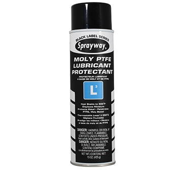 Sprayway L3 Moly PTFE Lubricant Protectant - Case of 12