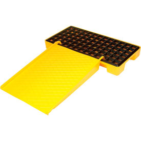 Eagle 1689 Spill Containment Poly Pallet Ramp - Yellow