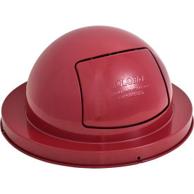 Global Industrial™ Steel Dome Lid For Mesh Trash Container, Red