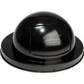 Global Industrial™ Steel Dome Lid For 36 Gallon Trash Can, Black