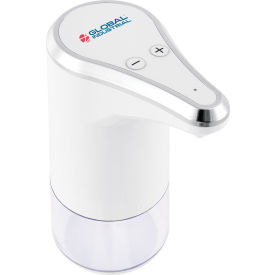 Global Industrial™ Countertop Automatic Soap Or Sanitizer Foam Dispenser, 350 ml, White/Chrome