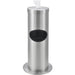 Global Industrial Floor Standing Stainless Steel Wet Wipe Station Starter Kit - Pkg Qty 2