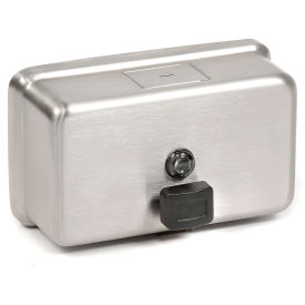 ASI® Stainless Soap Dispenser Horizontal - 0345