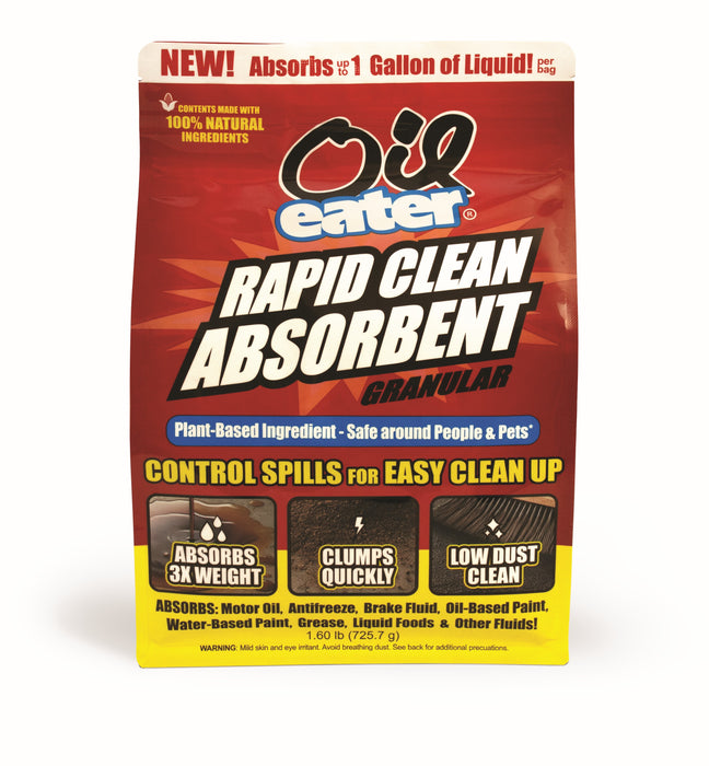 OIL EATER RAPID CLEAN ABSORBENT CASE OF 4 BAGS