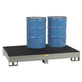Little Giant® Forkliftable Spill Control Platform SST-5176  - 6-Drum - 99 Gallon