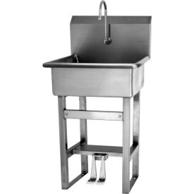 Sani-Lav® 524 Floor Mount Sink With Double Foot Pedal Valve
