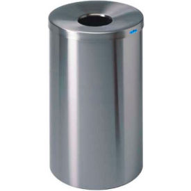 Frost Stainless Steel Jumbo Round Open Top Trash Can, 45 Gallon