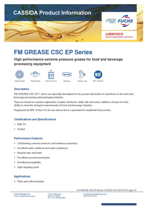 FM GREASE AX/EP 2 - 35LB (15.9KG) Pail