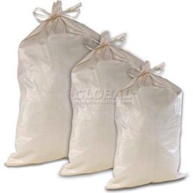 ComfitWear® Poly Sandbags, 17'' x 27", 65 lb. Bag, White, 1000/Pack