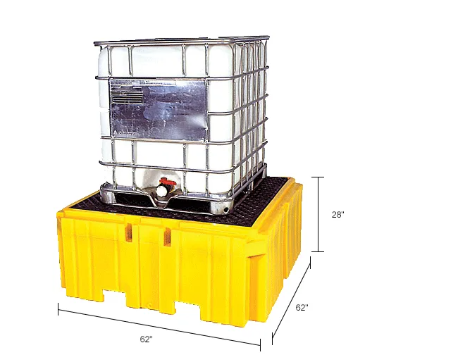 UltraTech Ultra-IBC Spill Pallet® Plus with Drain