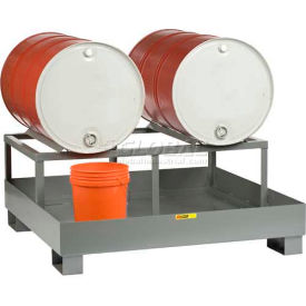 Little Giant® Spill Control Platform with Drum Rack SST-5151-2D - 2 Drum Capacity