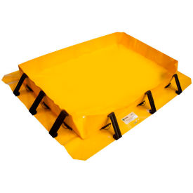 ENPAC® Stinger Yellow Jacket™ Containment Berm, Fuel/Chemical Resistant, 6'L X 4'W X 8"H