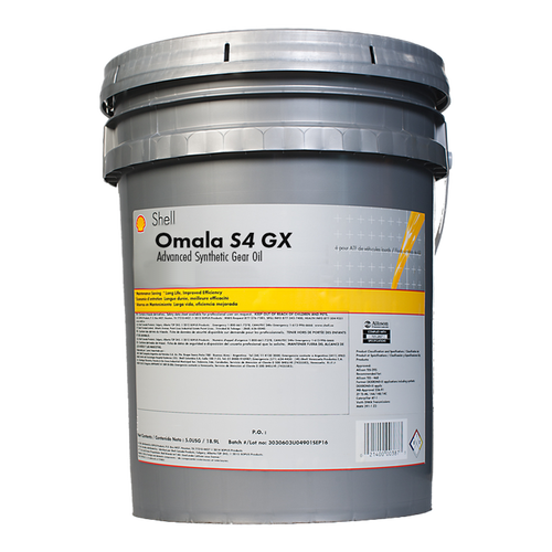 Shell Omala S4 GXV 150 Advanced Synthetic Industrial Gear Oil - 5 Gallon PAIL