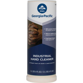 Georgia-Pacific Medium-Duty Paste Industrial Hand Cleaner Dispenser Refills, Lemon, 4 Bottles/Case