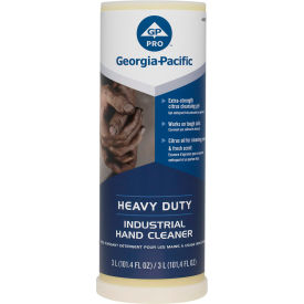 Georgia-Pacific Heavy-Duty Gel Industrial Hand Cleaner Dispenser Refills, Citrus, 4 Refills Per Case
