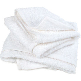 Pro-Clean Basics Sanitized Anti-Bacterial Terry Cloth Rags, White, 4 lbs. - 99801
