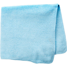 Rubbermaid Commercial Products Microfiber Economy Cloth 16" X 16" Blue, Polyester/Nylon, Blue