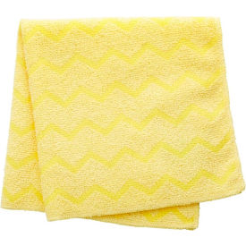 Rubbermaid® HYGEN™ Microfiber Cloth, 16 x 16, Yellow- Default Title / Yellow