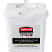 Rubbermaid® HYGEN¿ 12¿ X 12¿ Disposable Microfiber Cloth Charging Tub, White, 4 Ct - Pkg Qty 4