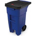 Rubbermaid Brute® Rollout Waste Container 32 Gallon Blue