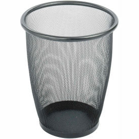 Safco® Mesh Round Wastebasket (Qty. 3), 5 Gallon - 9717BL
