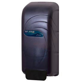 San Jamar® Oceans® 800 ml Soap & Hand Sanitizer Dispenser - Black - S890TBK