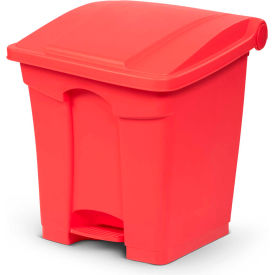 Toter Fire Retardant Step On Container, 8 Gallon, Red - SOF08-00RED