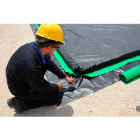 UltraTech 8338 Ultra-Containment Berm®, Ground Tarp, 19' x 54', Black, 18 oz. PVC