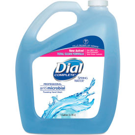 Dial® Professional Antimicrobial Foaming Hand Wash, Spring Water, 1 Gallon Bottle
