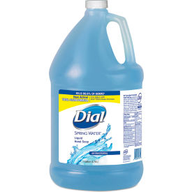 Dial® Antimicrobial Liquid Hand Soap, Spring Water Scent, 1 Gallon Bottle