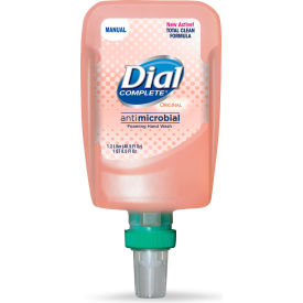 Dial® Professional Original Antimicrobial Foaming Hand Wash, 1200 mL Refill Bottle, 3/Case