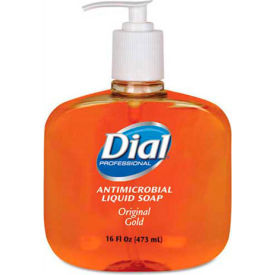 Dial® Professional Gold Antimicrobial Soap, Floral Fragrance, 16 oz. Pump Bottle - 80790